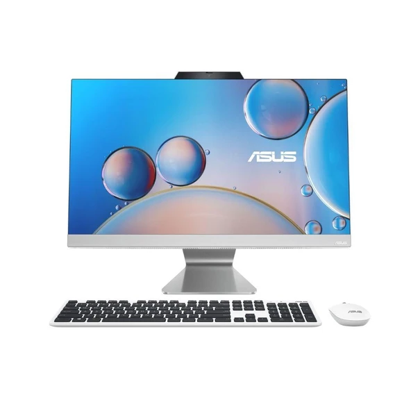 Asus i3-1315U 24GB DDR5 256GB M.2 SSD A3402WVAK-I38256W0D ATL31  23.8" W11Pro Beyaz All In One Bilgisayar - Resim 7