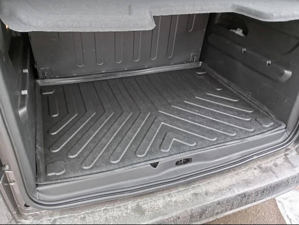 Sahler Fiat Doblo 2023 ve Sonrası 4.5D Paspas ve 3D Rizline Seperatörlü Bagaj Havuzu Set - Resim 2