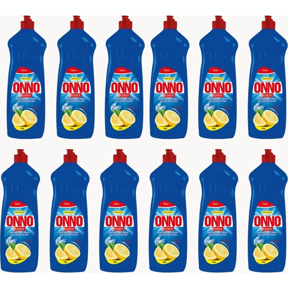 Onno Limonlu Bulaşık Deterjanı 12 Adet x 675 Gram ürün görseli
