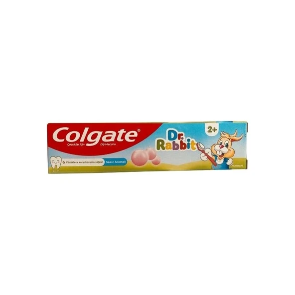 Colgate Dr. Rabbit Çocuk Diş Macunu 2+ Sakız Aromalı 50 ml ürün görseli