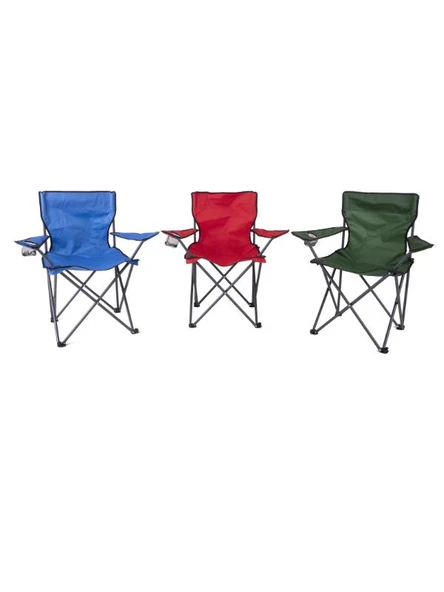 Mandella Rejisör Kamp Sandalyesi Piknik, Plaj, Balıkçı,Bahçe,Balkon Sandalyesi Mavi (1 Adet) - Resim 6