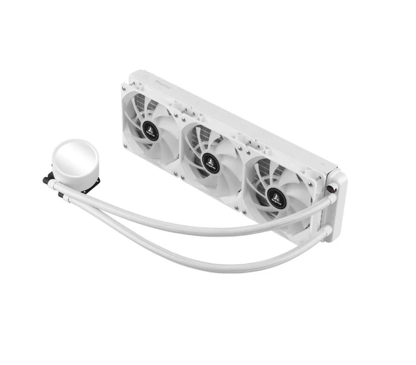 Segotep BeVere ARGB Beyaz 360 mm Intel(1700p/1851p)-AMD Uyumlu Sıvı Soğutucu - Resim 5
