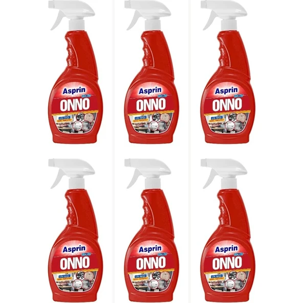 Onno Asprin Çok Amaçlı Genel Temizleyici 6 Adet x 750 ml ürün görseli