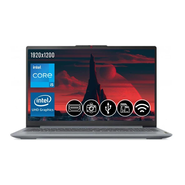 Lenovo Ideapad Slım 3  I5-12450H 8GB 1TB M.2 SSD 83ES0033TR ATL2 16" Fdos Taşınabilir Bilgisayar ürün görseli 1