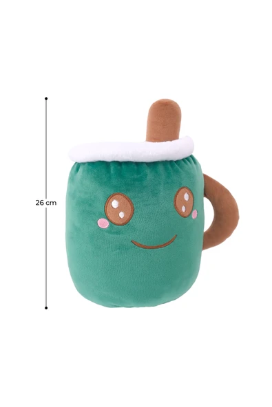 Peluş Kahve Bardağı Kupa Hediyelik Yastık Yumuşak Dekoratif Oyuncak - 12