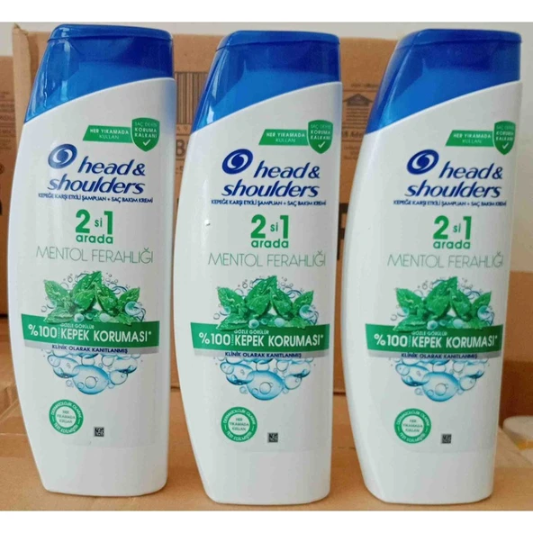 Head&Shoulders Mentol Ferahlığı (3×350 Ml) ürün görseli