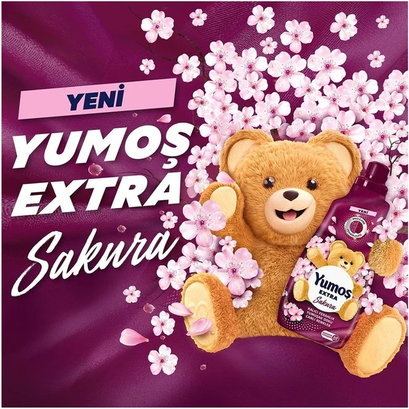 Yumoş Extra Çamaşır Yumuşatıcı Sakura 1440 ml X4 - Resim 3