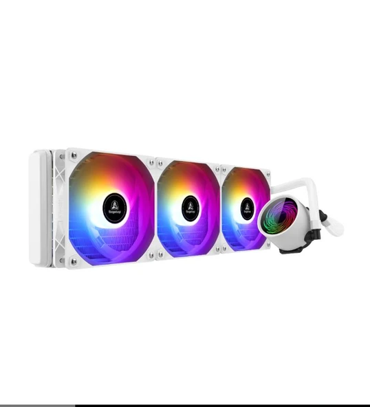 Segotep BeVere ARGB Beyaz 360 mm Intel(1700p/1851p)-AMD Uyumlu Sıvı Soğutucu ürün görseli 1