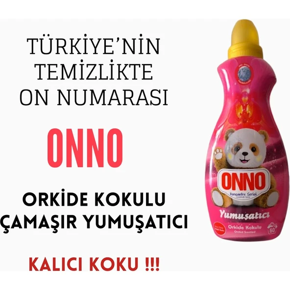 Onno Orkide Kokulu Çamaşır Yumuşatıcı 4 Adet x 60 Yıkama - 2