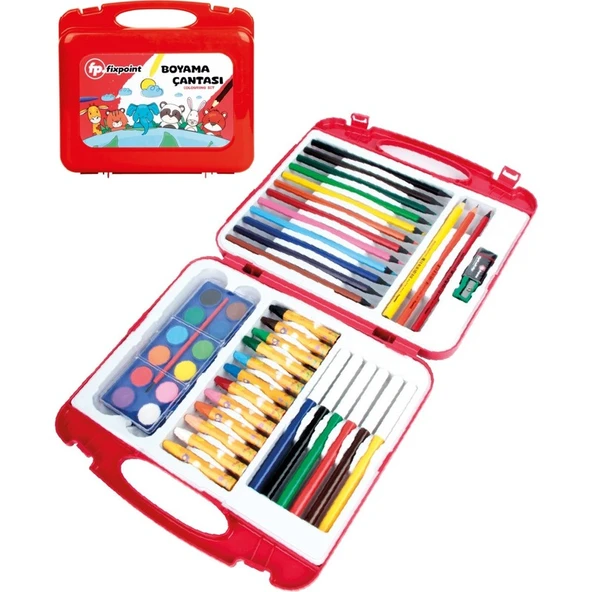 Boyama Seti Çantalı 36 Parça P-0140 ürün görseli