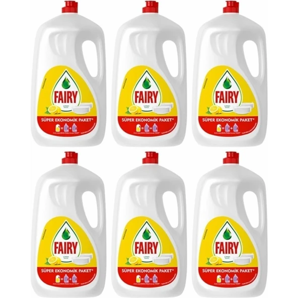 Fairy Sıvı Bulaşık Deterjanı Limonlu 2600 ml 6 Adet ürün görseli