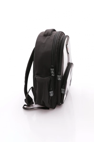 Beşiktaş Me Team Çubuklu Suni Deri Okul Çantası - Resim 2