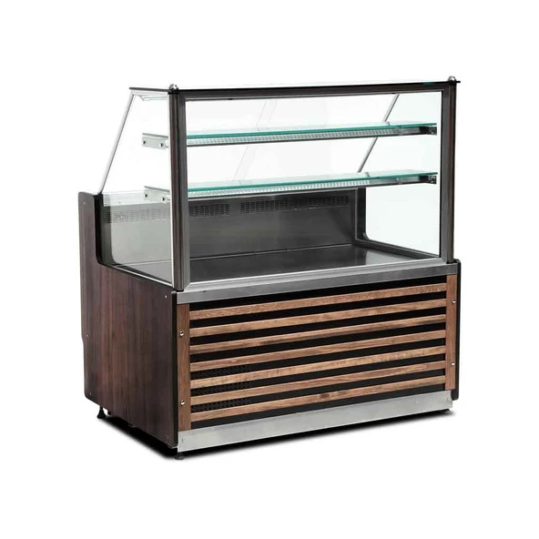 Empero EMP.VT.D.100.S Plüton Düz Cam Et ve Meze Teşhir Vitrini 100x87x135 cm