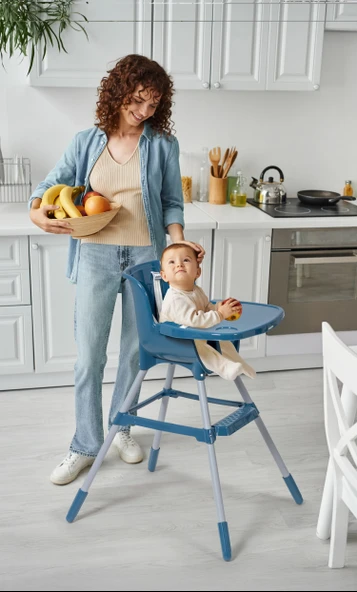 Babyjem Mama Sandalyesi İndigo Mavi ürün görseli