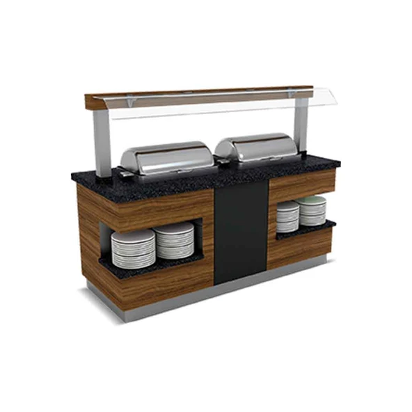 Empero SML.SSC-N.03 Sümela Sıcak Servis Ünitesi Nefeslikli 3x1/1 Gn Chafing Dish 2400*900*900/1550 ürün görseli