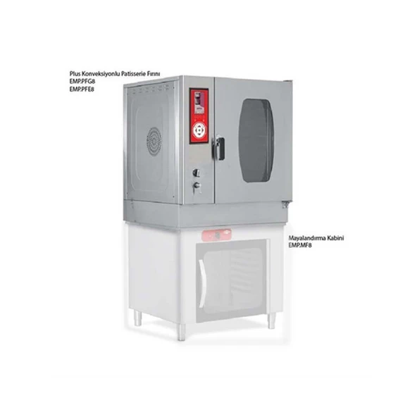 Empero EMP.PFE8 Konveksiyonel Patisserie Fırını - Elektrikli (8-40x60 tepsi kapasiteli)