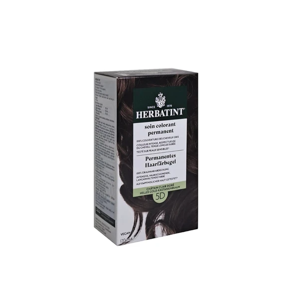 Herbatint Saç Boyası 5D Chatain Clair Dore - Light Golden Chestnut 170 ml ürün görseli
