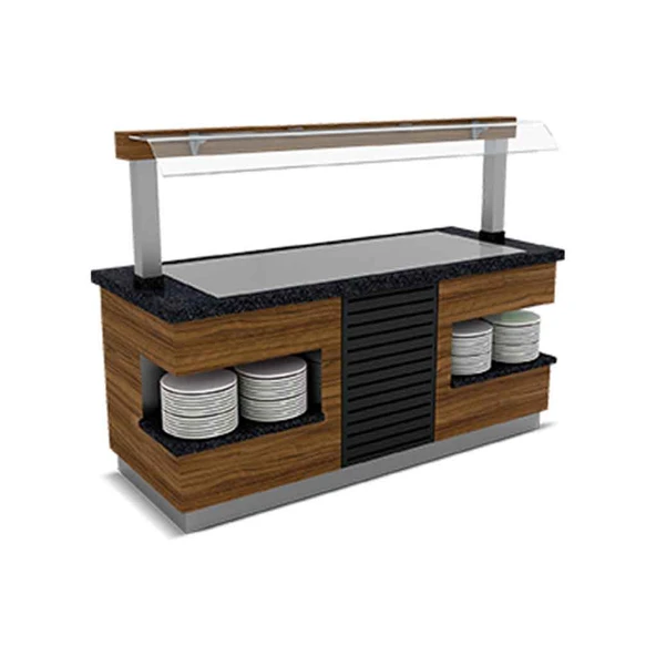 Empero SML.P.SSU.06 Sümela Paslanmaz Soğuk Servis Ünitesi Nefeslikli 2000*900*900/1550 ürün görseli