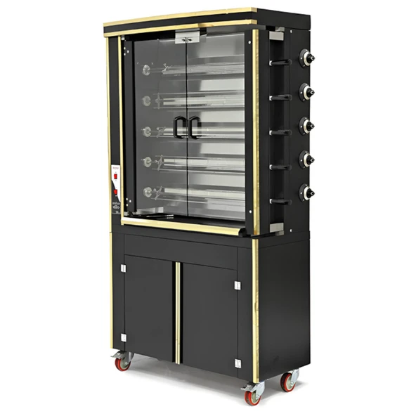 Empero EMP.PLS.5EG-LPG Piliç Kızartma Makinesi -Gazlı, Dolaplı,statik Boyalı-lpg - 1