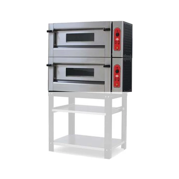 Empero EMP.9+9G Gazlı Pizza Fırını İki Katlı 30 cm 9+9 Pizza Kapasiteli - Doğalgazlı ürün görseli