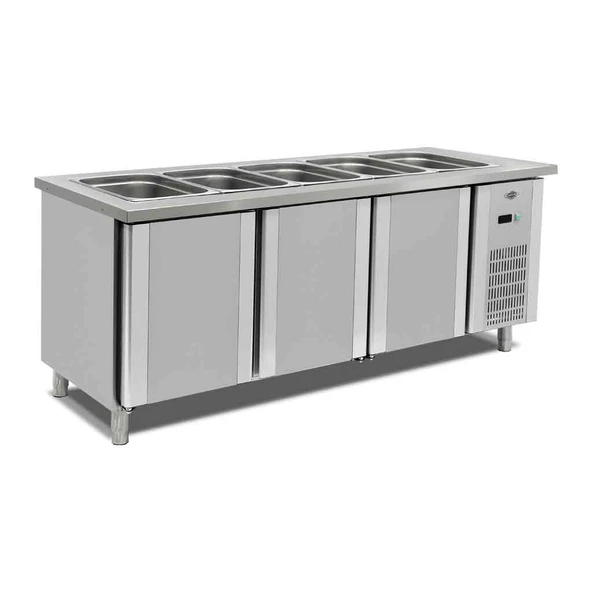 Empero EMP.BSS.40 Soğuk Servis Ünitesi Buzdolaplı 4x1/1 GN ürün görseli