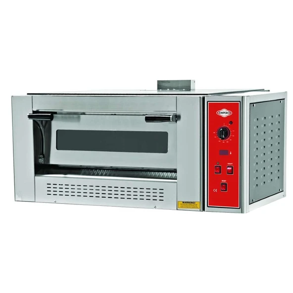 Empero EMP.9G Pizza Fırını Tek Katlı Gazlı 9 x 30 cm pizza kapasiteli - LPGli - Resim 1