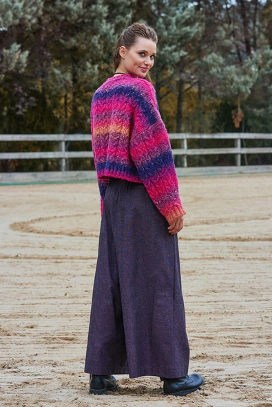 Anvelop Etek Cepli Bol Paça Pantolon - 5