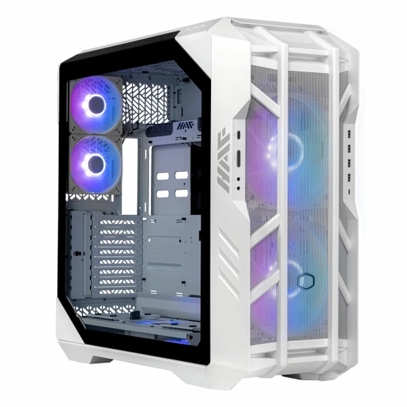 Cooler Master HAF 700 USB 3.2 ARGB eATX Full Tower Beyaz Kasa - Resim 3