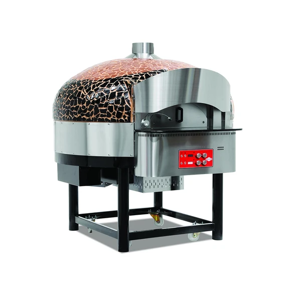 Empero EMP.SPO.02-BB-LPG Gazlı Döner Tabanlı Pizza Fırını 9 Pizza Kapasiteli - Kahverengi, Siyah LPG'li ürün görseli