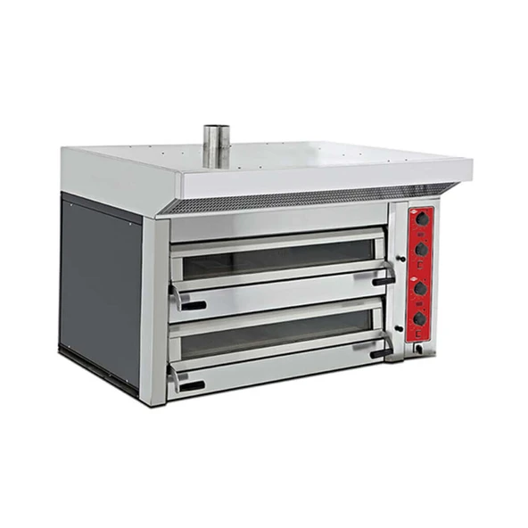 Empero EMP.GF.02-D Gold Maxi Pizza Fırını-Çift Katlı-Elektrikli-iç ölçü:105x70 cm ürün görseli 1