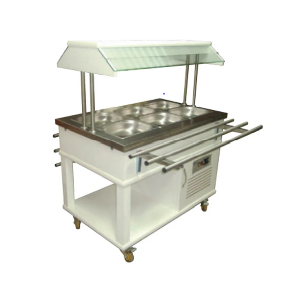 Atalay ASSB-03 Saladbarlar Orta Tip Ahşap Kaplama GN 1/1 x 3 - 230 V ürün görseli