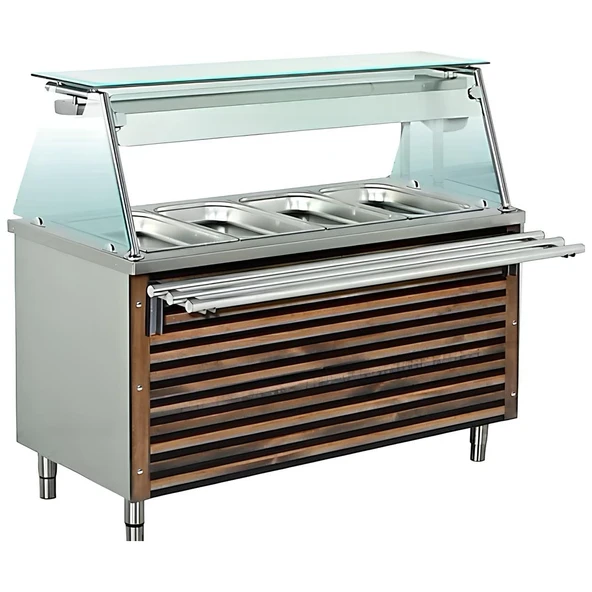 Empero EMP.BEH.30 Benmari Servis Ünitesi 4x1/1 GN Kapasiteli, Elektrikli