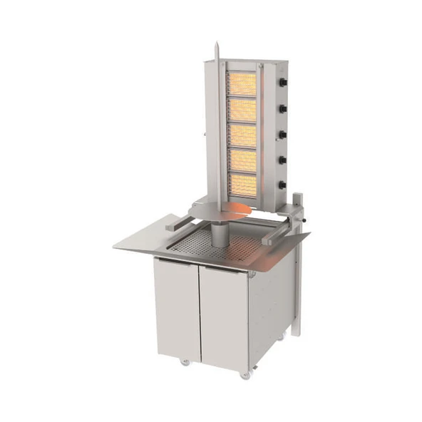 Atalay ADG-5-D-S Döner Makineleri Duvara Monte Gazlı Hareketli Alt Arabalı Sabit 5 Radyanlı - - 1