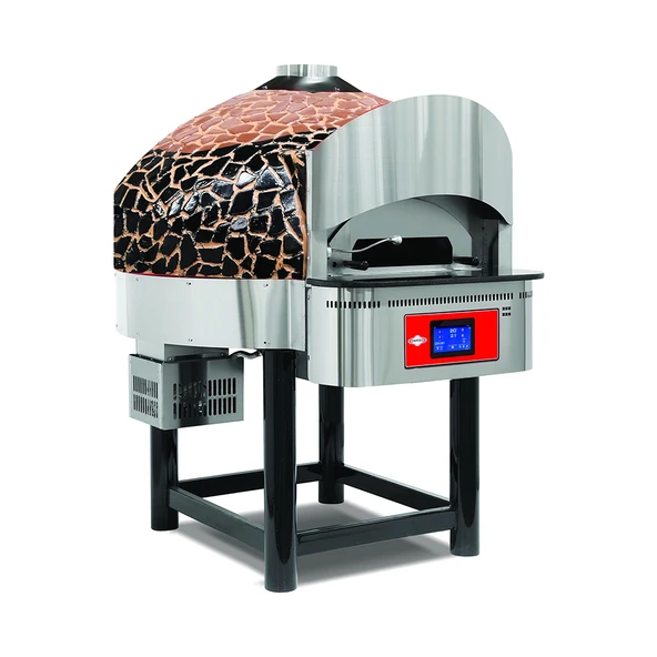 Empero EMP.SPO.03-D-BB Dijital Sabit Tabanlı Gazlı Pizza Fırını Kahverengi-siyah - Resim 1