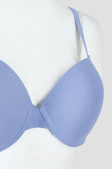 Mavi Latina Hafif Destekli Sütyen - Resim 2