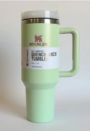 Stanley Quencher H2.O FlowState 40OZ Tumbler Pipetli Termos 1.18L A.Yeşil