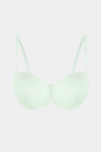 Mint Yeşili  Latina Destekli Straplez Sütyen ürün görseli
