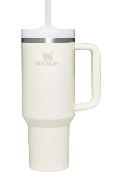 Stanley Quencher H2.O FlowState 40OZ Tumbler Pipetli Termos 1.18L  KREM
