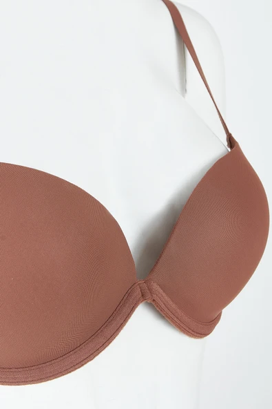 Kahverengi Latina Double Push-Up Destekli Sütyen - Resim 2