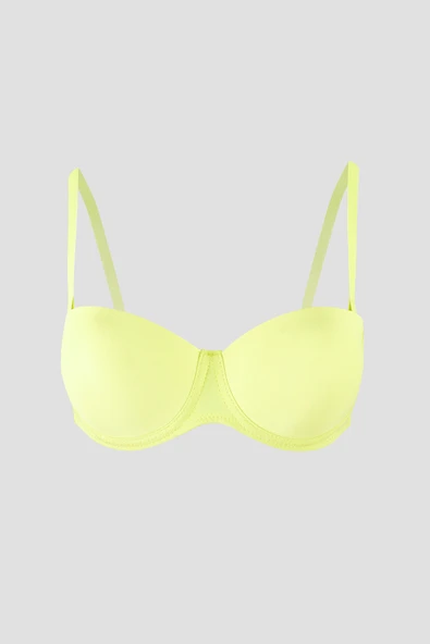 Sarı Latina Destekli Straplez Sütyen ürün görseli