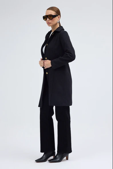 Dikiş Detaylı Tasarım Kaşe Kaban - Resim 7