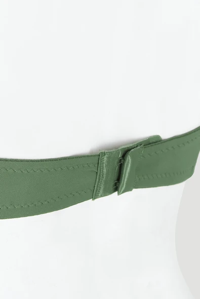 Haki Latina Double Push-Up Destekli Sütyen - Resim 2