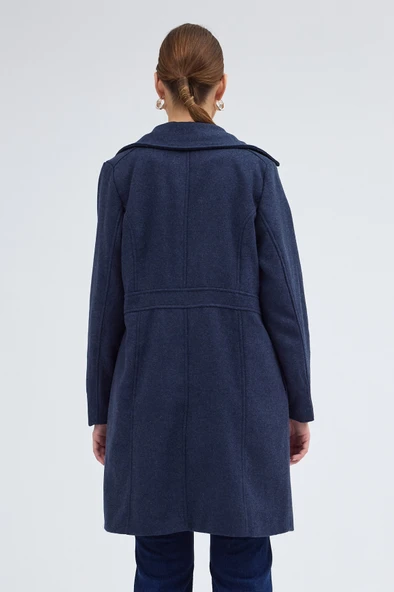 Dikiş Detaylı Tasarım Kaşe Kaban - Resim 3