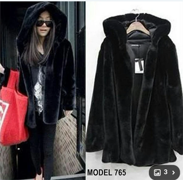 Kışlık Kürk Kadın Ceket - Resim 2