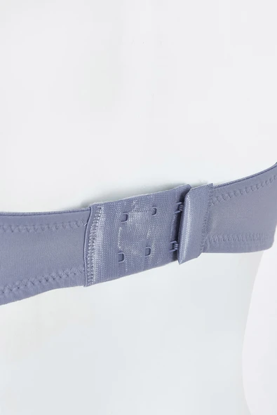 Gri Latina Hafif Destekli Sütyen - Resim 4