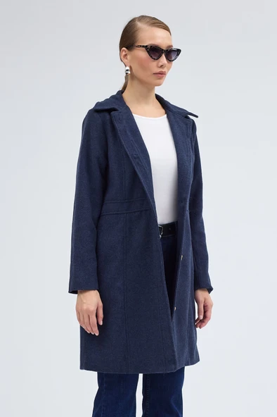 Dikiş Detaylı Tasarım Kaşe Kaban - Resim 3