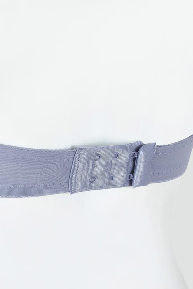 Gri Latina Double Push-Up Destekli Sütyen - Resim 2