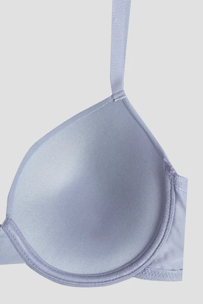 Gri Latina Hafif Destekli Sütyen - Resim 3