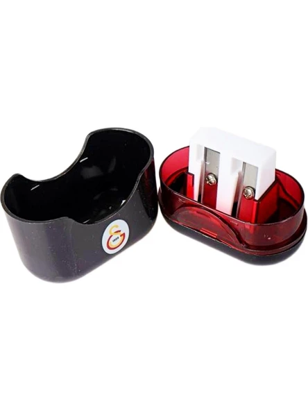 Galatasaray Çift Bıçaklı Gözlü Hazneli Pods Modeli Kalemtraş 1 Adet - 3