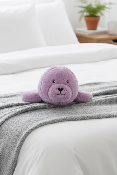 Peluş Fok Oyuncak Yastık Yumuşak Deniz Hayvanı Figürü